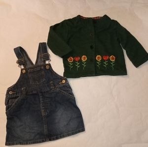 Girl My Pal Top  Size 12 Months & Old Navy Dress Size 6-12 Months